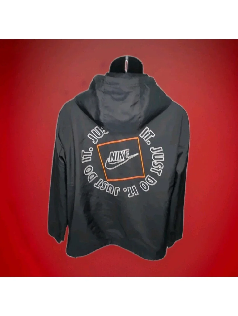 Nike Sportswear Just Do It Jacket Track Workout Gym Wind Pullover Mens Medium